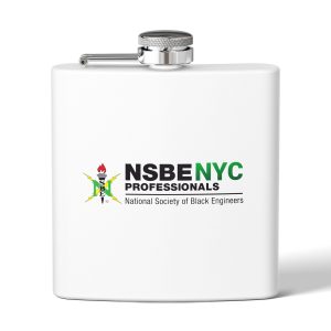 Personalized NSBE NYC Stainless Steel Flask – 6oz, Perfect Gift for Professionals, Engraved Flask for Events, Graduation, Tailgating, Parties