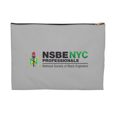 NSBE NYC Professionals Accessory Pouch — National Society of Black Engineers Logo Cosmetic Bag
